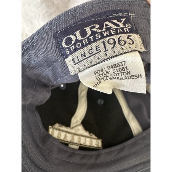 🌵4/$25 Colorado Ouray Sportswear Hat Baseball Cap OSFA Adjustable Blue - Picture 6 of 8